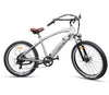 Nakto Santa Monica Electric Fat Tire Bike 26" 500W Motor with Peak 750W 22 Mile Range 48V Li-ion Battery New