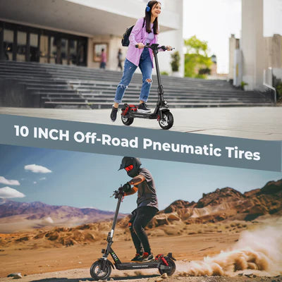 isinwheel GT1 Electric Scooter Off-Road Tires 800W 28 MPH 28 Miles Range 48V New