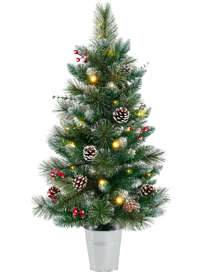 Costway 3' Battery-Operated Tabletop Christmas Tree 95814623 New