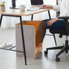 3-Fold Under Desk Space Heater with 3-Level Thermostat 4H Timer and Tip-Over Protection-Beige - Gallery View 1 of 12