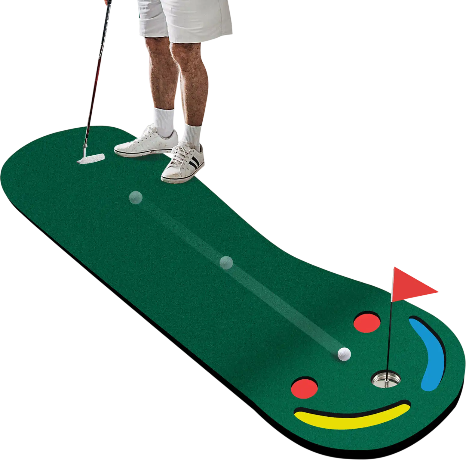Costway Indoor Outdoor Golf Putting Green Set 97631584 New