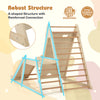 A-shaped structure of the 3-in-1 jungle gym with reinforced connections, designed for toddler safety and durability.