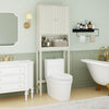 3-piece bathroom cabinet set with fluted doors, featuring a space-saving design and adjustable shelves for organized.