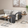 3 Pieces Multifunctional Coffee End Table Set-Rustic Brown - Gallery View 1 of 10
