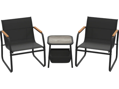 Costway 3-Piece Patio Furniture Bistro Conversation Set 427813596 New