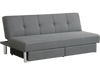 3-Seat Convertible Sofa Bed with 2 Large Drawers and 3 Adjustable Angles