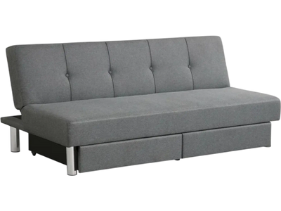 Costway 3-Seat Convertible Sofa Bed w/ 2 Drawers & 3 Adjustable Angles 91670835 New