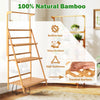 3-tier bamboo plant stand with adjustable hanger rod, built-to-last design, perfect for displaying plants in any corner.