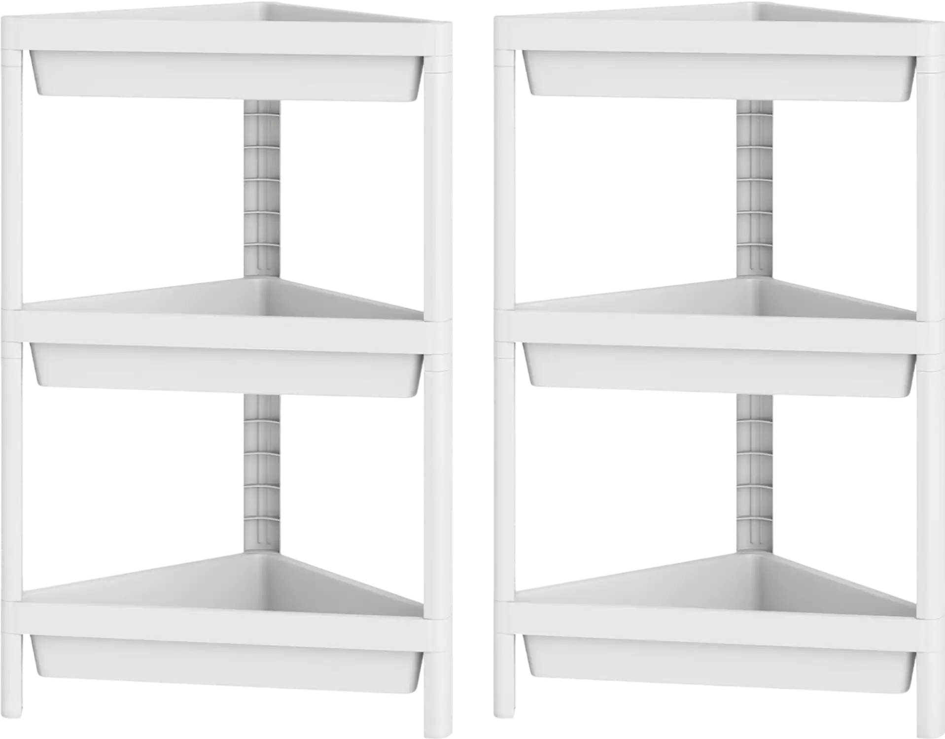 Costway 2-Pack 3-Tier Corner Shower Caddy Detachable 39381542 New