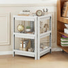 3-tier corner shower caddy in white with detachable design, ideal for efficient storage in bathroom or kitchen.