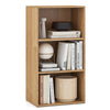 3-Tier Cube Bookcase with Adjustable Shelves for Home Office-Natural - Gallery View 1 of 1