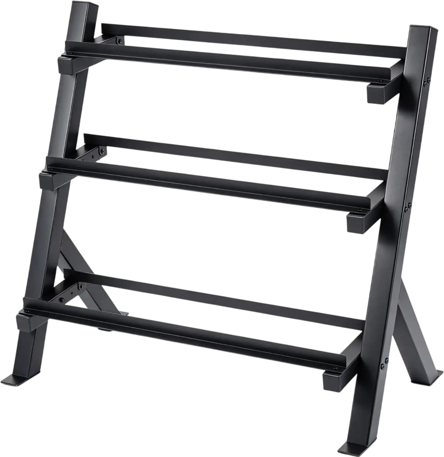 Costway 3-Tier Dumbbell Rack Adjustable Bracket Spacing 92560904 New