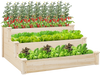 3 Tier Elevated Wooden Vegetable Garden Bed