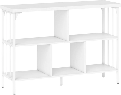 Costway 3-Tier Horizontal Cubby Bookshelf with Open Shelves 85962055 New