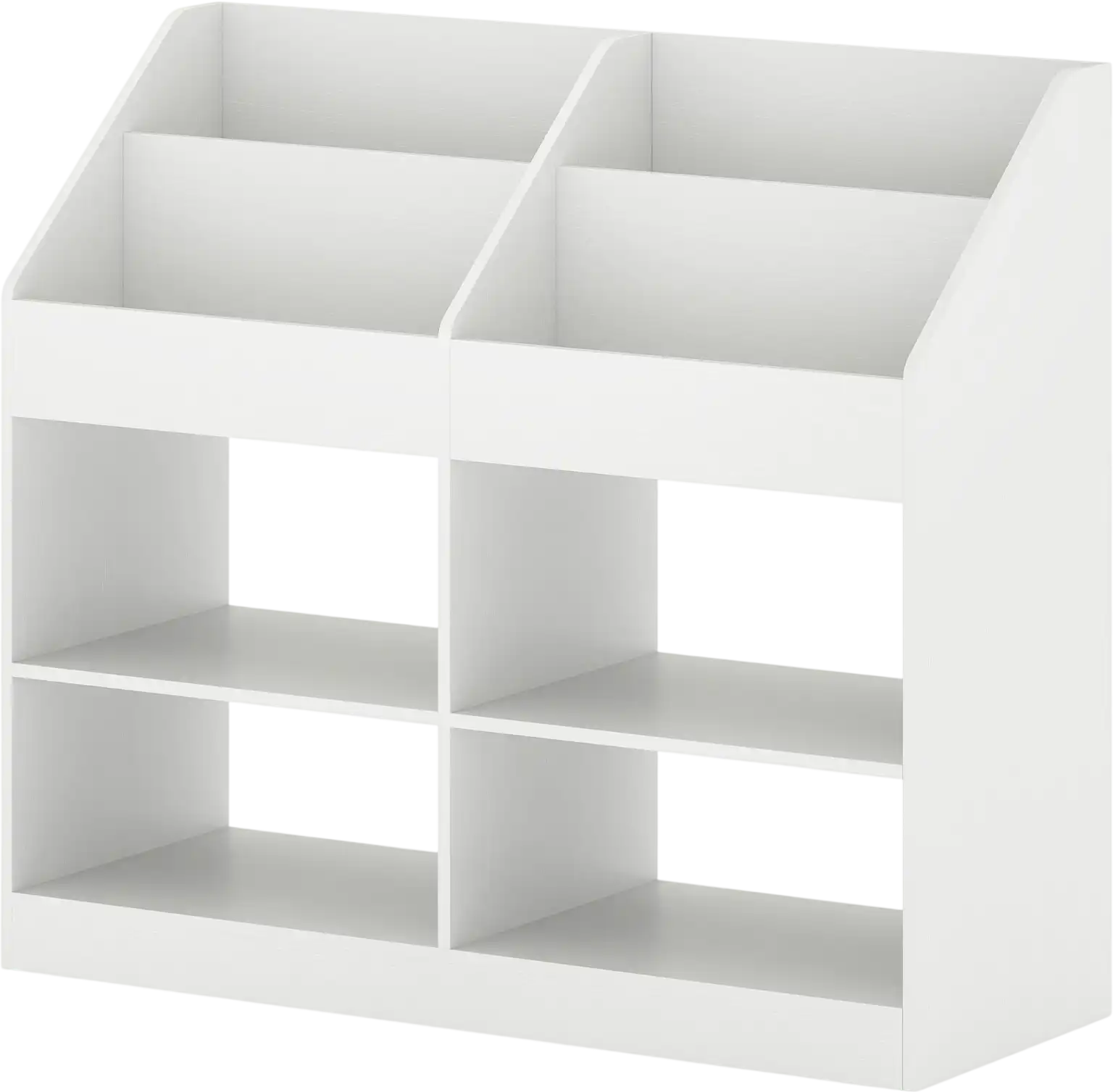 Costway 3-Tier Kids Bookshelf Toy Storage Organizer Display Rack 54623014 New