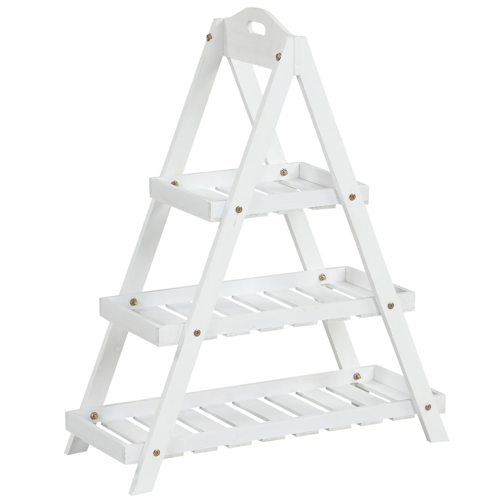 3-Tier Plant Stand Flower Pot Display Shelf - Gallery View 3 of 9