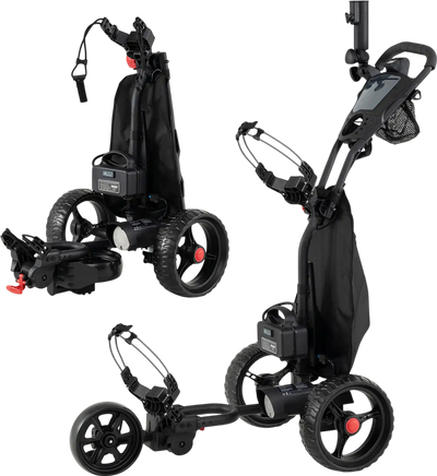 Costway Electric 3-Wheel Golf Bag Cart Adjustable Handle 9-Speed 13634785 New