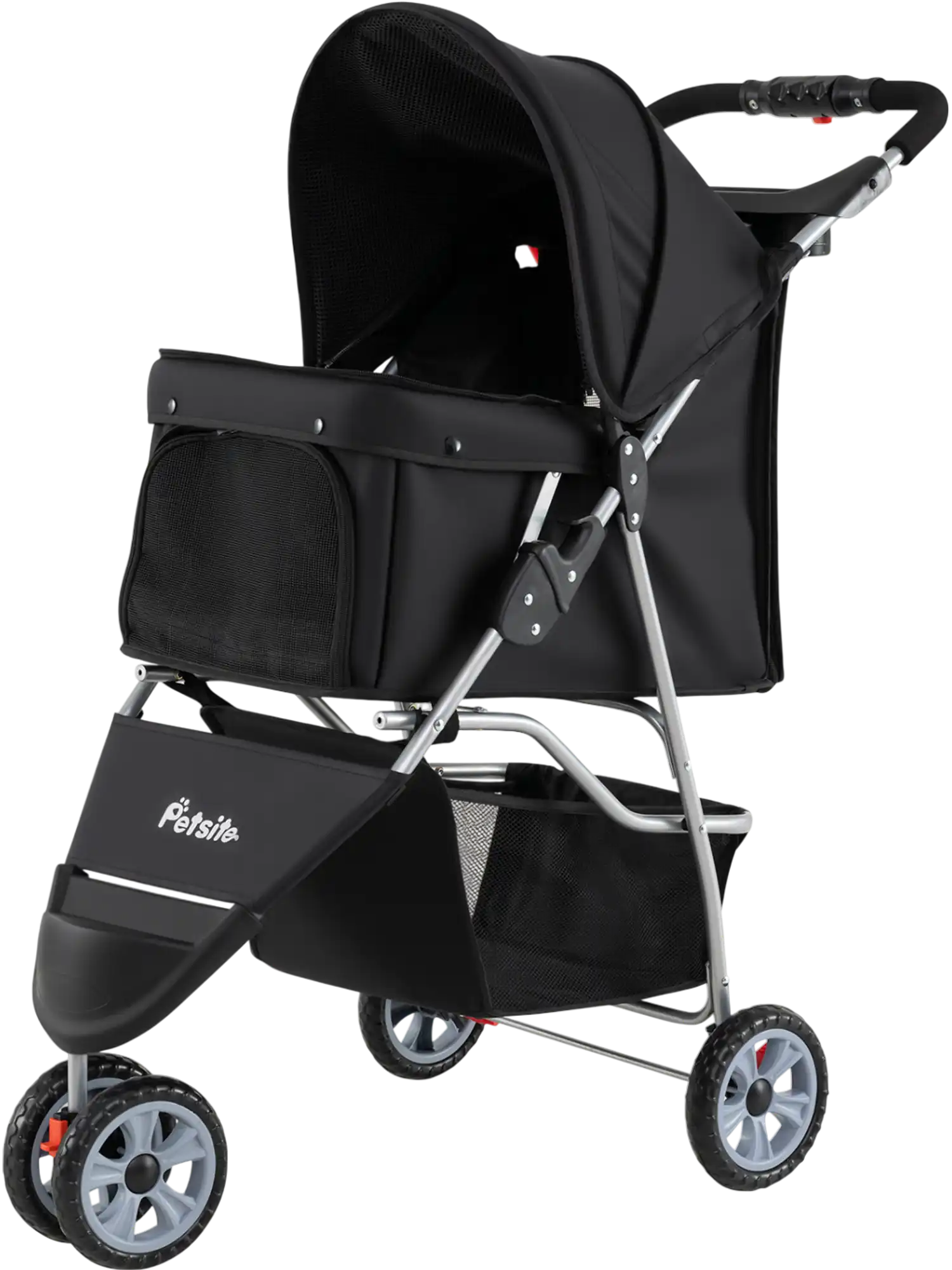 Costway 3 Wheel Pet Stroller for Small Dogs Cats Up to 33 lbs 27613554 New
