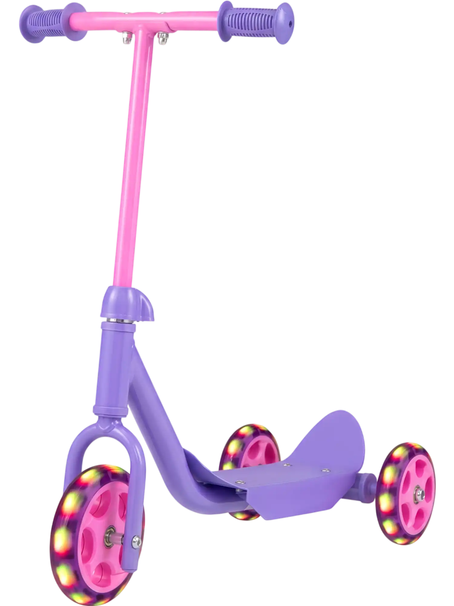 Costway 3-Wheel Kids Scooter LED Light-Up Wheels Wide Anti-Slip Deck 84799492 New