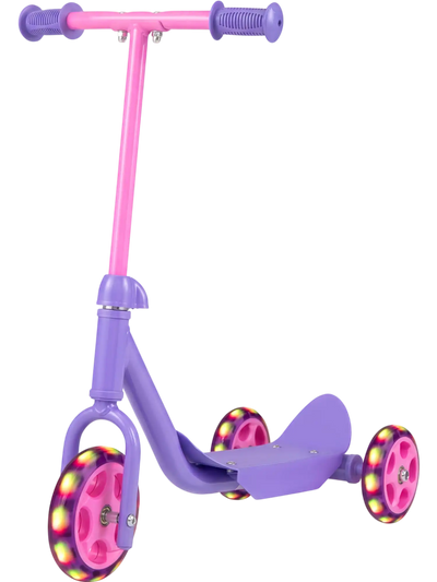 Costway 3-Wheel Kids Scooter LED Light-Up Wheels Wide Anti-Slip Deck 84799492 New