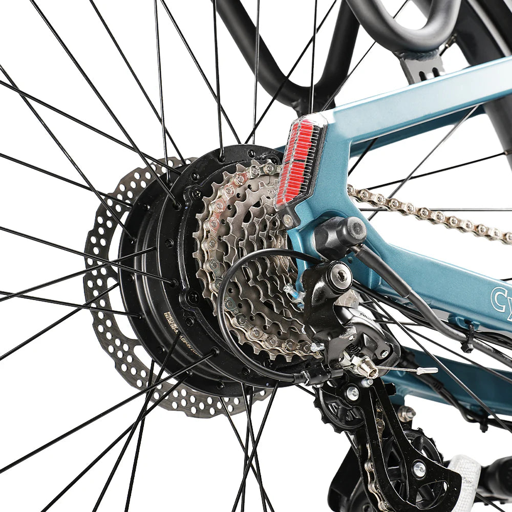 Cycrown Dremax Electric Commuter Bike Step-Over Frame 852W 28 MPH 65 Mile Range 48V New