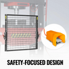 100 Ton H-Frame Air/Hydraulic Shop Press with Hand Winch,  Fully Welded Steel Frame,  Safety Guard,  Foot Pedal Control,  HSP100