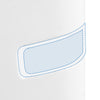 Close-up of the 3-in-1 portable air conditioner control panel, featuring a sleek design and remote control.