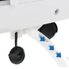 Close-up of the drainage hose on the 3-in-1 8000 BTU portable air conditioner, designed for easy maintenance and.