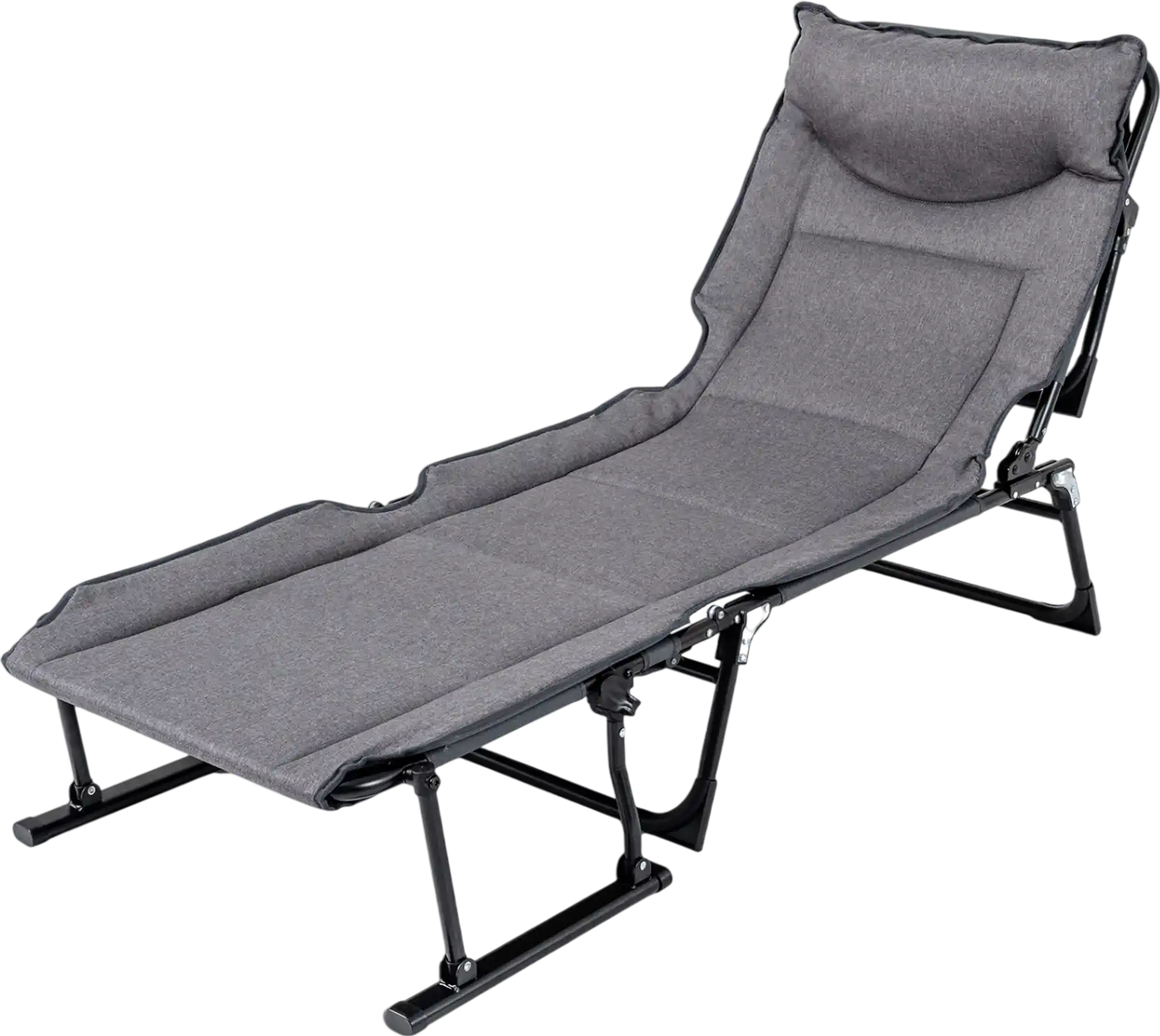 Costway 3-in-1 Folding Camping Cot Convertible Sofa Chair 23580936 New