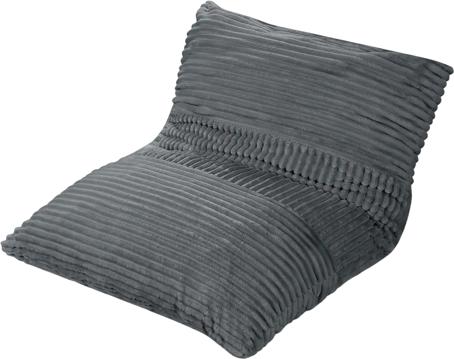 Costway 3-in-1 Large Corduroy Bean Bag Floor Chair 17502818 New