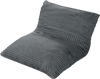Large 3-in-1 bean bag chair in soft crushed sponge and corduroy fabric, perfect for living room or bedroom relaxation.