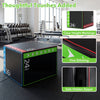 3-in-1 plyometric box with clear height markings, soft PU cover, and fine stitching for safe, versatile workouts.