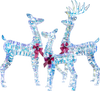 3-Piece Large Lighted Christmas Reindeer Family