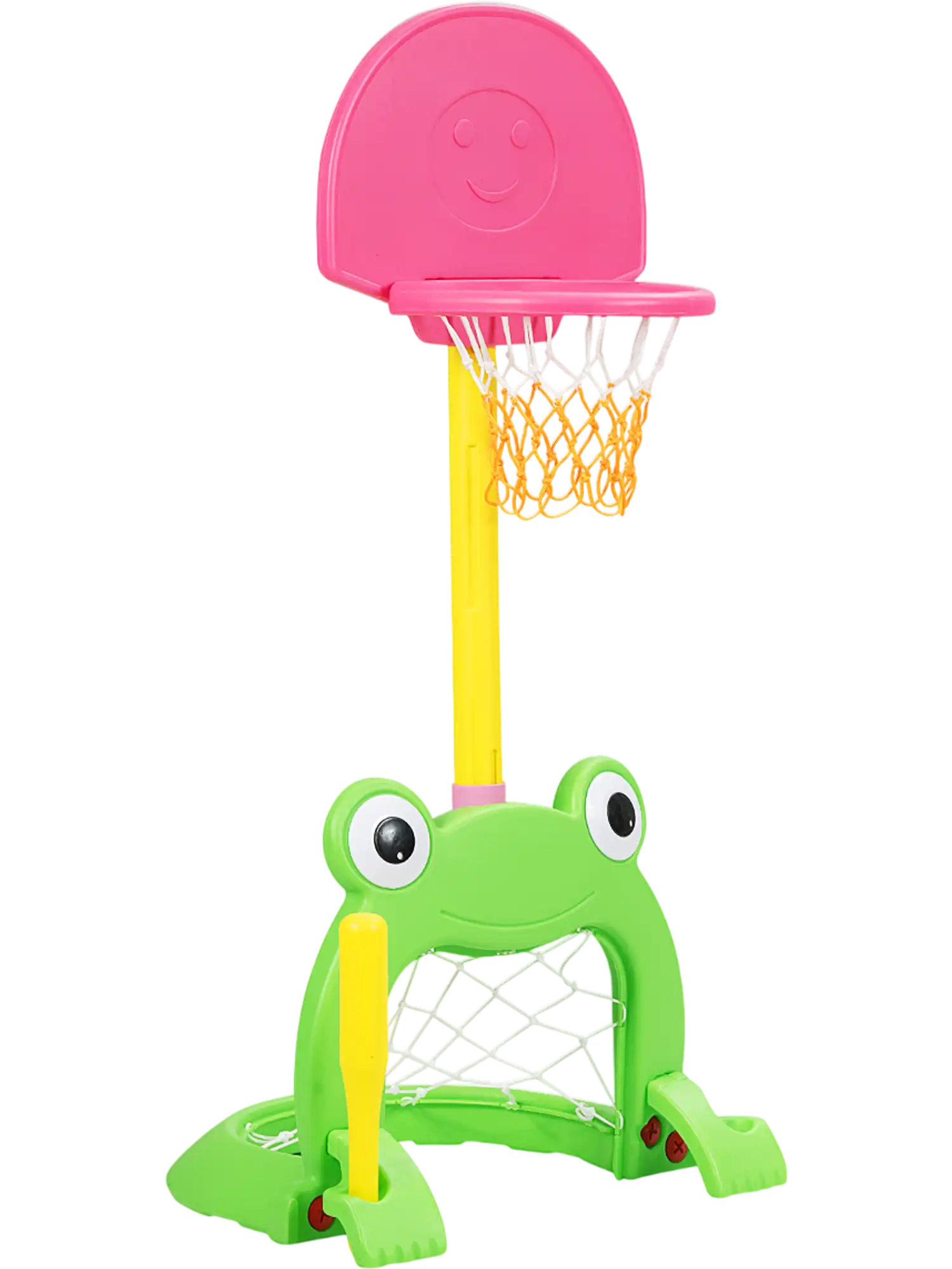 Costway Kids 3-in-1 Basketball Hoop Set Stand 75890123 New