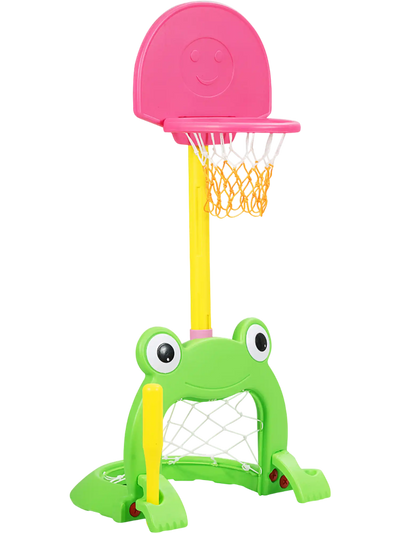 Costway Kids 3-in-1 Basketball Hoop Set Stand 75890123 New