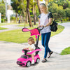 3-in-1 Ride on Push Car Mercedes-Benz Licensed Sliding Car with Canopy-Pink - Gallery View 1 of 10
