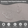 Close-up of 600D oxford fabric with water droplets, showcasing fade resistance and wear protection for boat canopy.