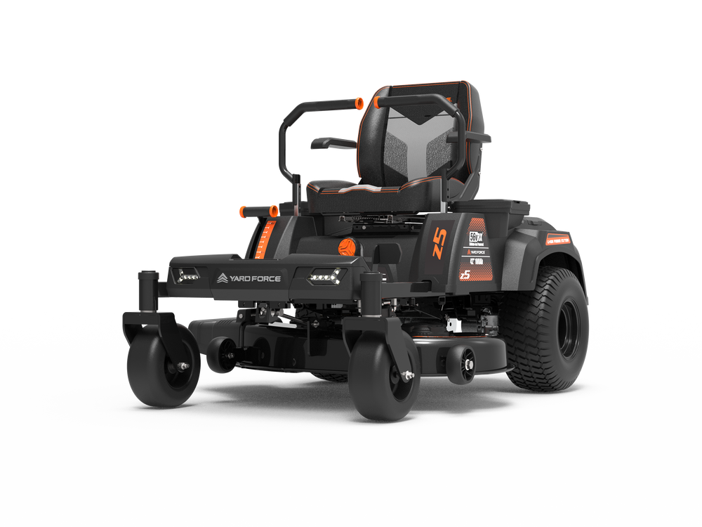 Yard Force Riding Lawn Mower 42" Zero Turn Battery Powered 56V Z42-562 New