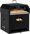 4-in-1 Outdoor Portable Pizza Oven with 12 Inch Pizza Stone