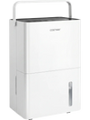 White 80 Pint Compressor Dehumidifier with a 4000 sq.ft coverage, featuring smart humidity control and child lock.