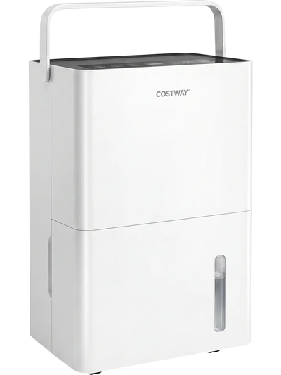 Costway 80 Pint 4000 Sq.Ft Compressor Dehumidifier w/ Drain Hose Smart Humidity Control Child Lock 84095466 New