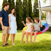 Colorful 40-inch flying saucer tree swing for kids, made of durable 600D oxford fabric, perfect for outdoor playtime.