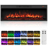 40 Inch Recessed Electric Fireplace Heater with Adjustable Flame Colors & Brightness - Gallery View 1 of 2