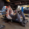 40 Inch Rolling Creeper Padded Mechanic Cart with Adjustable Backrest and Headrest-Black - Gallery View 1 of 9