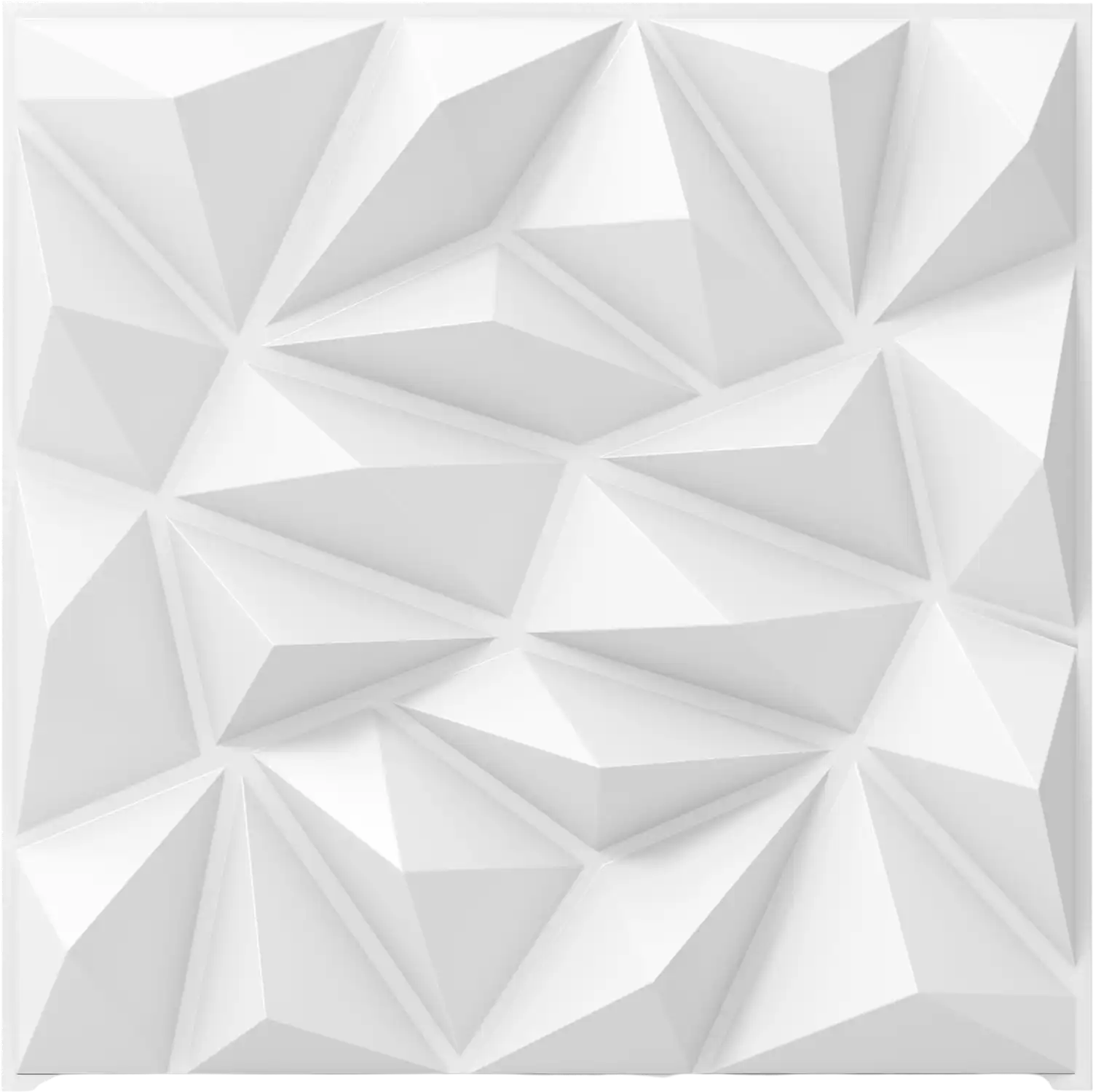Costway 40-Pack 3D Diamond Wall Panels 33712629 New