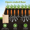 Open-ended base of a 40" x 40" outdoor wood raised garden bed, promoting air circulation and nutrient retention for.