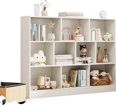 Costway Wooden Toy Storage Organizer 10 Cubes 41