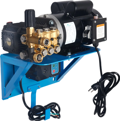 Canpump Wall-Mount Pressure Washer 1500 PSI 2.2 GPM 2HP 120V Total Stop System New