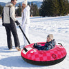 42" Heavy-duty Inflatable Snow Tube with Detachable Tow Strap-Pink - Gallery View 1 of 10