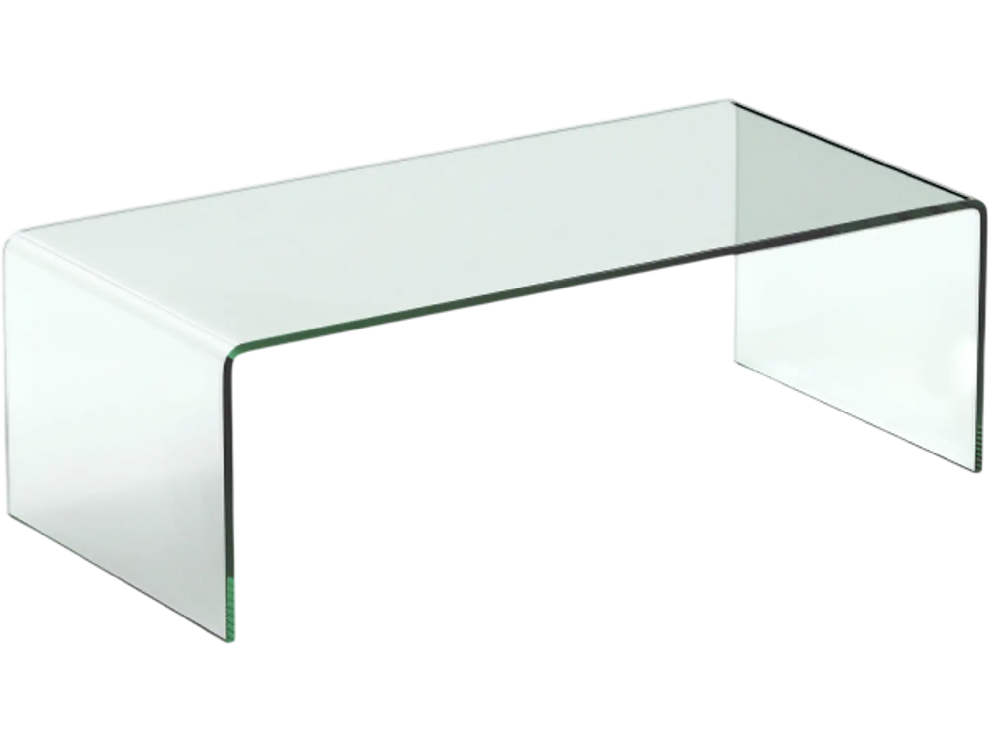 Costway Glass Coffee Table 40 x 19.5 x 13.5